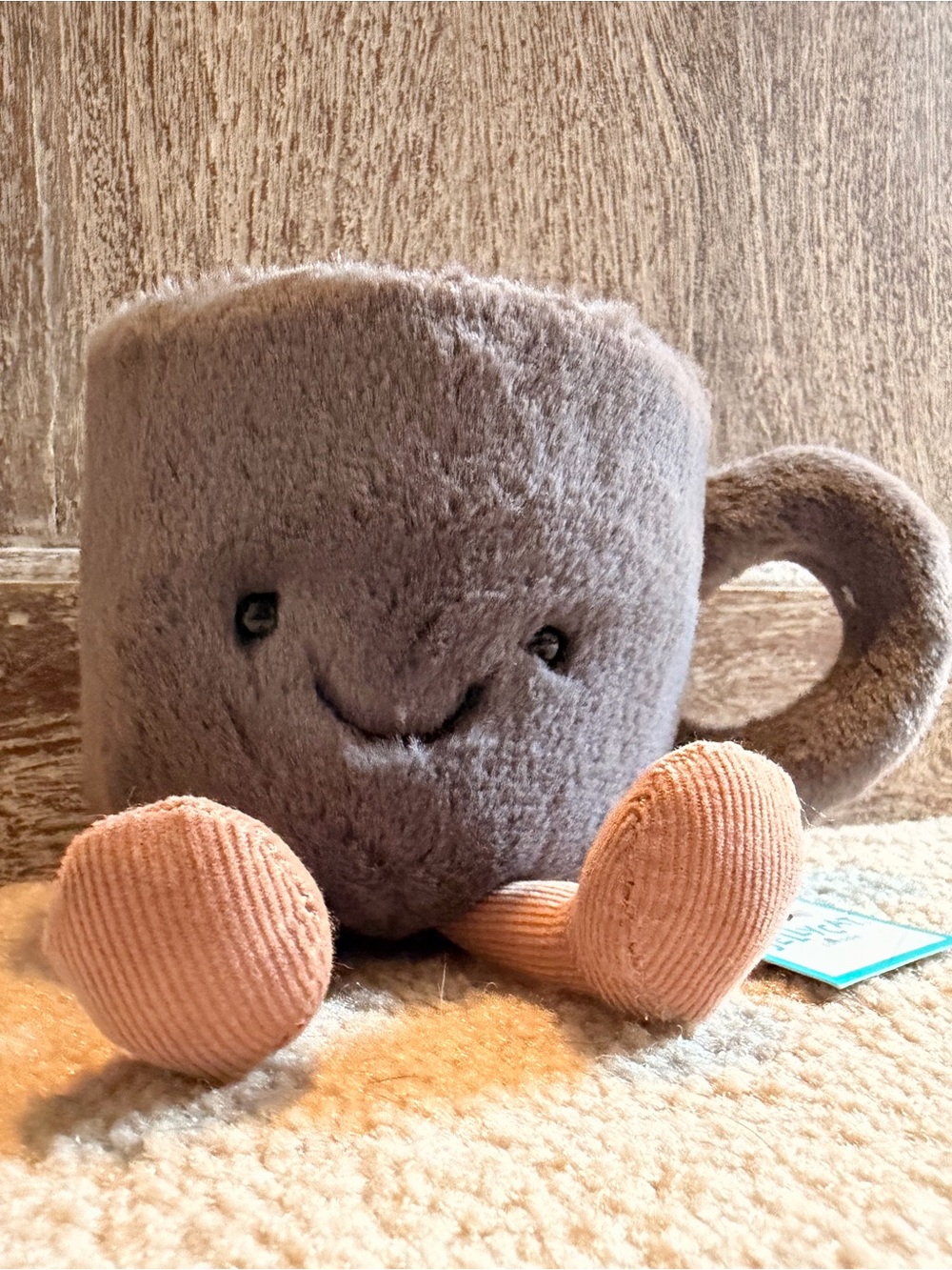 Jellycat coffee cup